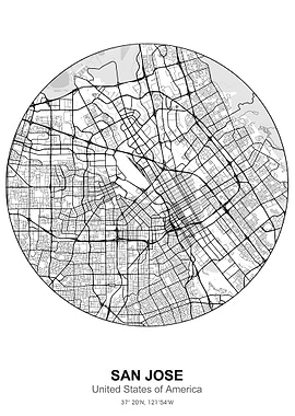 san jose circle map