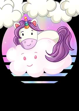 Unicorn with Clouds
