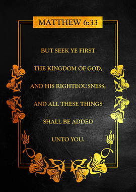 Matthew 6 33