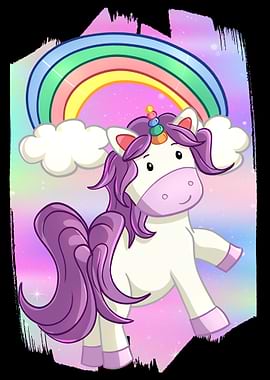 Sweet Unicorn and Rainbow