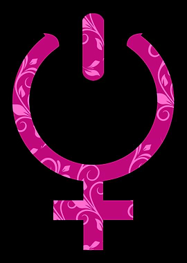 Tech Girl Power Button