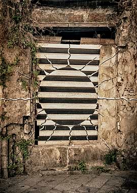 Painted Shop Shutter