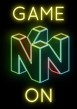 Game On Neon Sign
