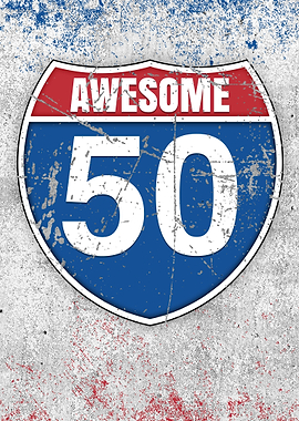 Awesome 50th Old Gift