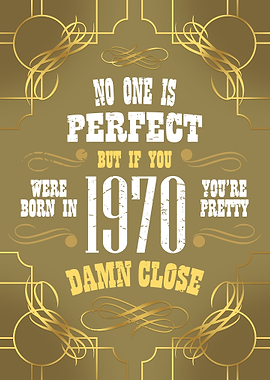 1970 No One is Perfect