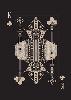 King skull card clubs Pop