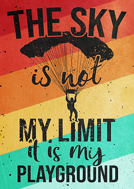 Paragliding Vintage Retro