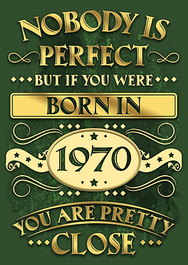 Nobody is perfect 1970