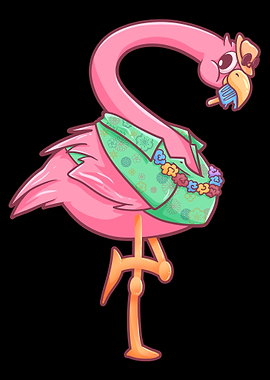 Flamingo Party holiday flo