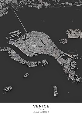 Venice 3D City Map
