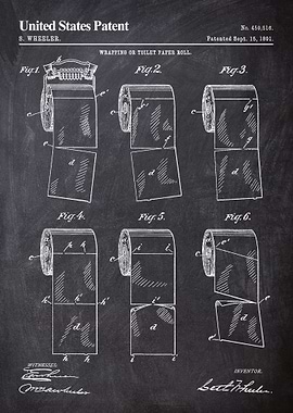 1891 toilet paper roll