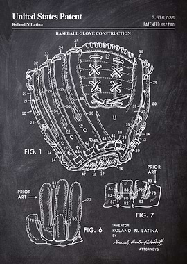 1971 baseball glove