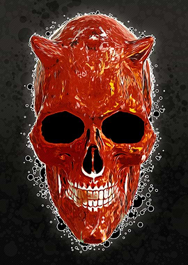 Happy Devil Skull