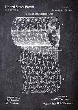 1893 ornamenting paper