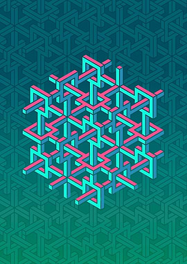 Optical illusion geometry