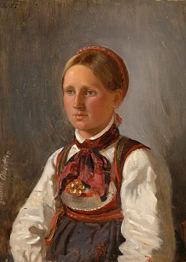 Portrait of Gunild Olsdatt