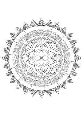 mandala art poster