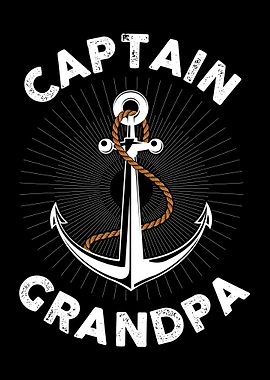 Captain Grandpa Boat Gift