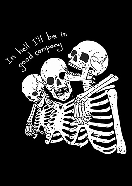 skull go to the hell