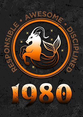 Capricorn 1980 Birthday