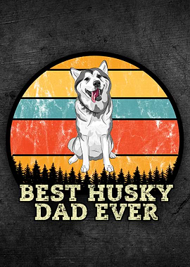 Husky Dad Fathers Day