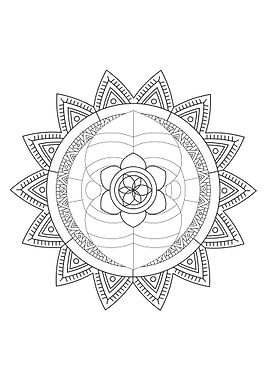 Mandala Art Poster