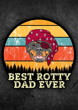 Rottweiler Dad Fathers Day