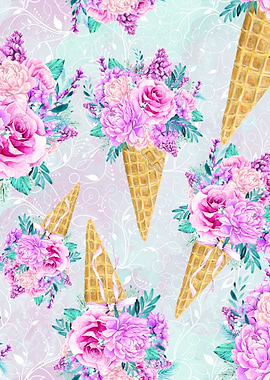 Floral Ice Cream 10