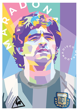 Diego Maradona Pop Art