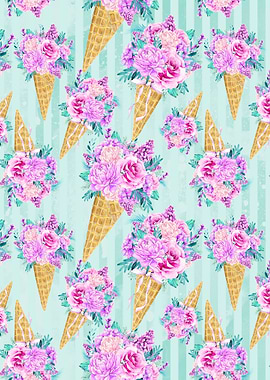 Floral Ice Cream 02