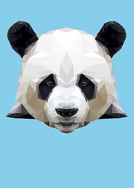 Panda Graphic Polygon