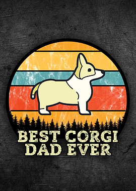 Corgi Dad Fathers Day