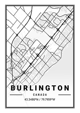 Burlington Light City Map