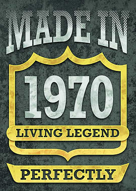 Made In 1970 Birthday Gift