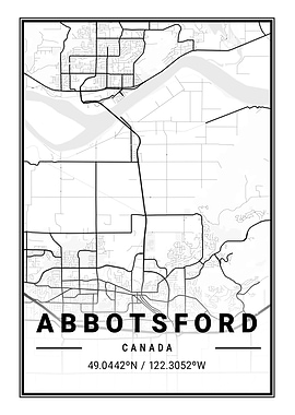 Abbotsford Light City Map