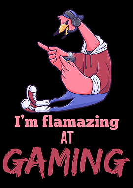 Flamazing Gaming Flamingo