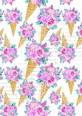 Floral Ice Cream 05