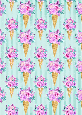 Floral Ice Cream 03