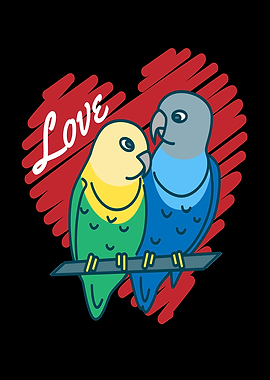 Budgie Love Bird lover Pet