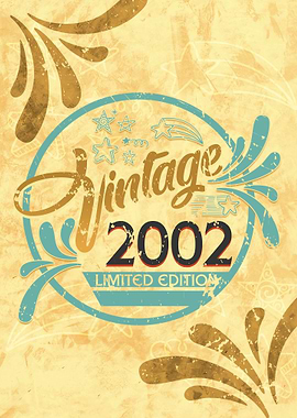 Vintage 2002 Birthday Gift