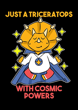 Superhero dinosaur Tricera