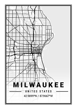 Milwaukee Light City Map