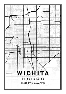 Wichita Light City Map