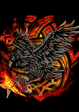 Viking Raven Hugin Munin