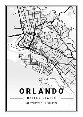 Oakland Light City Map
