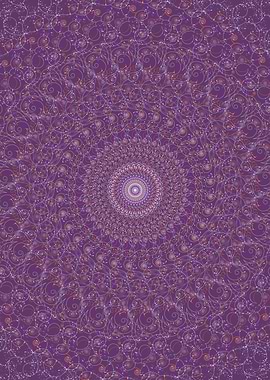 Purple mandala
