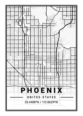 Phoenix Light City Map