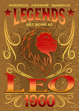 Born As Leo 1960 Gift
