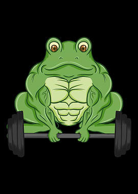 Frog Fitness Muscles Train