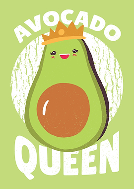 Avocado Queen Funny
